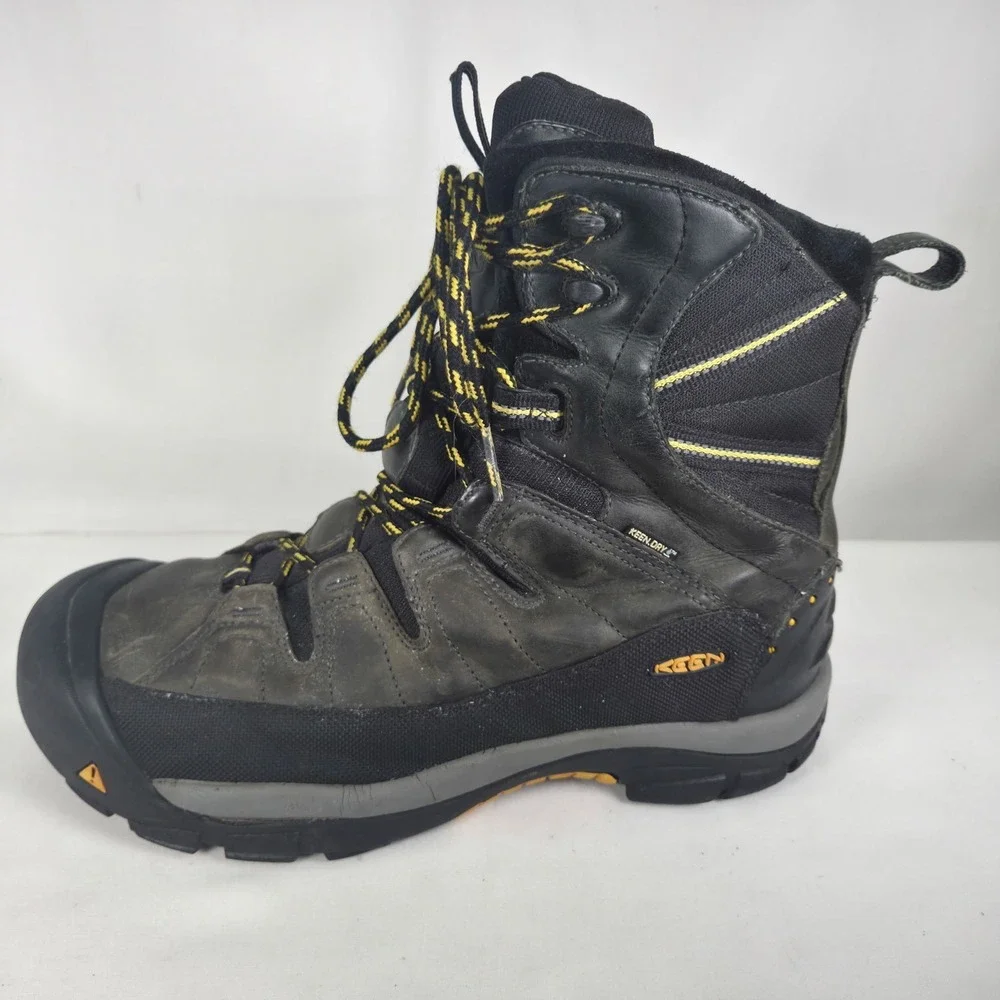 Keen Summit County 450g Insulated Toe Warm Boots Mens 11.5 Dark Gray Waterproof